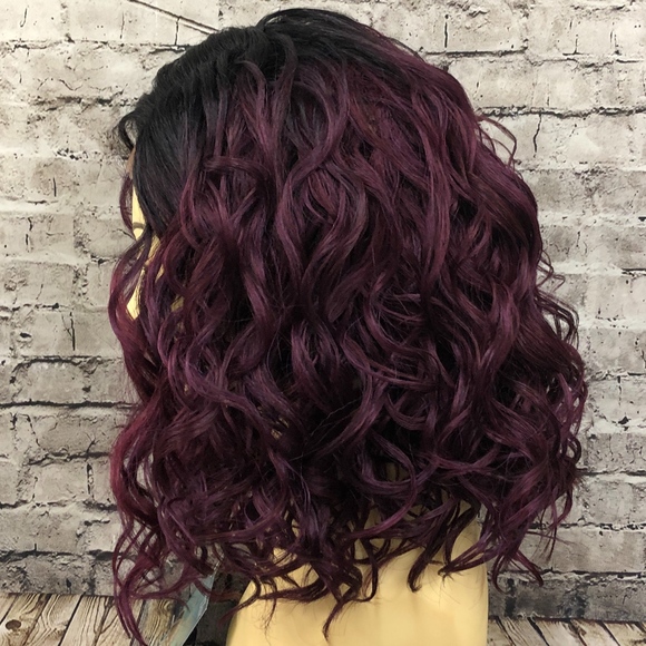 Tricia synthetic lace front J part wig NWT